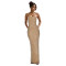 Fashionable women's sparkling diamond sexy split dress dress new