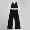Fake two-piece shirt vest patchwork hoodie set, two-piece set