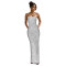 Fashionable women's sparkling diamond sexy split dress dress new