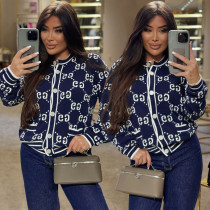 Hot selling winter new sweater versatile button cardigan