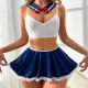 Sexy women's lingerie set, passionate nightclub, student uniform, tempting