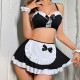 Sensual lace seduction maid uniform erotic lingerie maid outfit