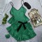 New sexy suspender satin high-quality shorts set for summer silk home sleepwear, two pieces