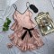 New sexy suspender satin high-quality shorts set for summer silk home sleepwear, two pieces
