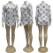 New fashion classic temperament commuting casual printed shirt in 4 colors in stock