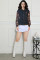 Ladies' temperament commuting jacket jacket casual baseball jacket 2 color in stock