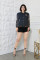 Ladies' temperament commuting jacket jacket casual baseball jacket 2 color in stock