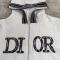 New autumn and winter knitted fashionable embossed zipper hooded two-piece set