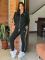 Winter new fashionable casual long sleeved pants sports embossed set
