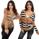 Classic commuting street plaid knit cardigan sweater jacket for autumn and winter