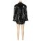 Women's sequined shirt jacket