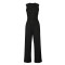 Women's vest pleated suit long pants two-piece set summer high elasticity sexy