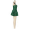 Women's dress sexy one shoulder cinched waist puffy skirt plush dress