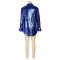 Women's sequined shirt jacket