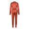Women's PU leather jacket set two-piece zipper imitation leather jacket for autumn and winter