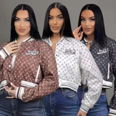 New fashionable casual style jacket with printed embroidery baseball jacket