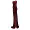 Women's formal dress, floor length skirt, wrap skirt, sexy Korean velvet party