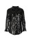 Women's sequined shirt jacket