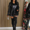 Women's sequined shirt jacket