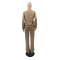 Fashion casual set with steel embossing embroidery trend two-piece set