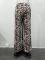 Women's multi-layer hoodie with leopard print casual loose pants