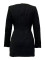 Temperament slimming and slimming U-neck long sleeved diamond studded small fragrant style dress, now available for purchase