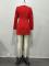Temperament slimming and slimming U-neck long sleeved diamond studded small fragrant style dress, now available for purchase