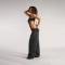 Women's street style low waisted shoulder strap one-piece wide leg jeans, new personalized spicy girl pants