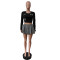Cross border hot selling pants skirt elastic suit for women