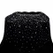 Fashionable women's one shoulder split iron diamond wrapped hip dress new
