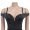 Fashionable women's sexy camisole short skirt slim fit hot stamping dress
