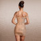 Fashionable women's sexy camisole short skirt slim fit hot stamping dress