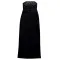 Fashionable women's one shoulder split iron diamond wrapped hip dress new