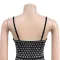 Fashionable women's sexy camisole short skirt with rhinestone wrapped arm dress