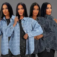 New casual style jacket, soft and fashionable, high-end and versatile denim top jacket
