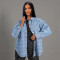 New casual style jacket, soft and fashionable, high-end and versatile denim top jacket