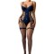 Sexy and erotic sleepwear with hollowed out seductive uniforms, one-piece underwear