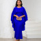New fashionable chiffon cape sequined hip hugging long dress, banquet party dress, dress
