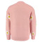 Fashionable new women's long sleeved loose fitting pullover sweater with round neck and small autumn chrysanthemum for women