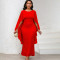 New fashionable chiffon cape sequined hip hugging long dress, banquet party dress, dress