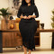 Fashionable Spring Style Lace Splicing OL Tongle Pencil Skirt Dress