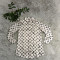 Casual shirt spring new fashionable printed slim fit shirt skirt