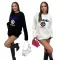 Soft and fluffy round neck sweater, versatile autumn and winter pullover, long sleeved jacquard knitted top