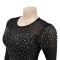Fashionable women's long sleeved slim fit bag arm hot diamond sexy dress
