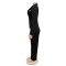 Fashion women's long sleeved jacket, solid color long pants two-piece set, new style