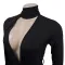 Fashionable women's sexy V-neck long sleeved diamond hot stamping bag arm jumpsuit new