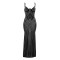 Sexy and fashionable sleeveless rhinestone camisole backless slim fit fishtail dress dress