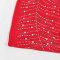 Sexy rhinestone pearl deep V flower elastic slim fit dress