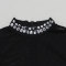 Sexy rhinestone see through patchwork slim fit split elastic dress