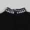 Sexy rhinestone see through patchwork slim fit split elastic dress